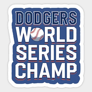 Dodgers-World-Series Sticker